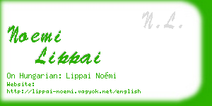 noemi lippai business card